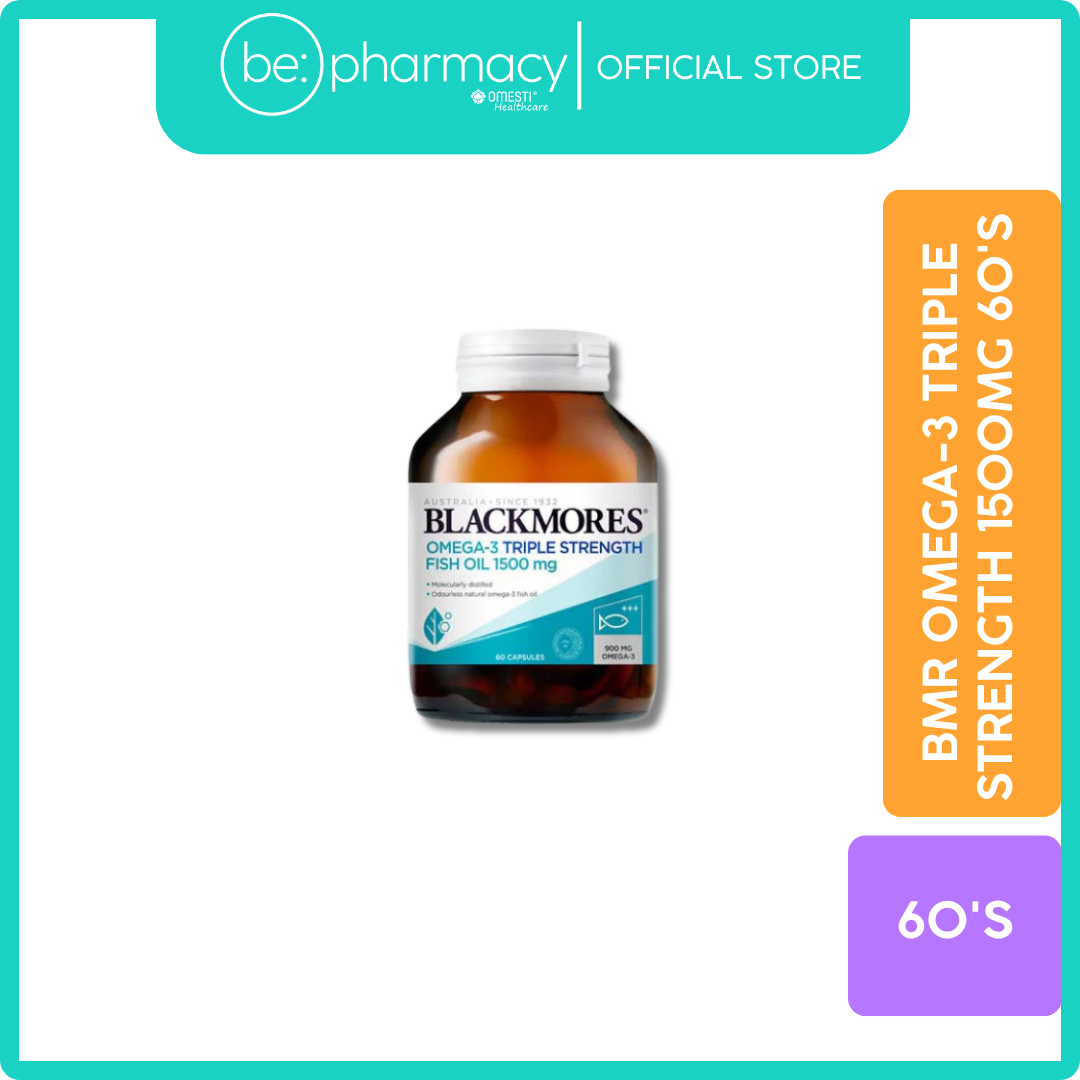 BMR OMEGA-3 TRIPLE STRENGTH 1500MG 60'S