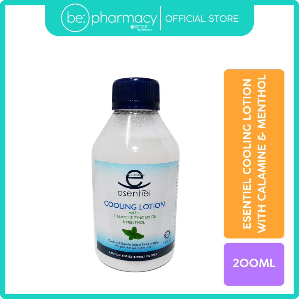 Esentiel Cooling Lotion With Calamine , Zinc Oxide & Menthol 200ML