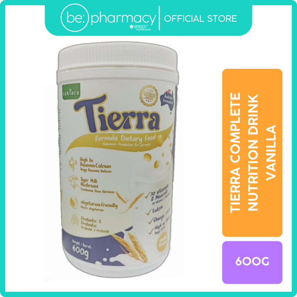 Tierra Complete Nutrition Drink 600g Vanilla