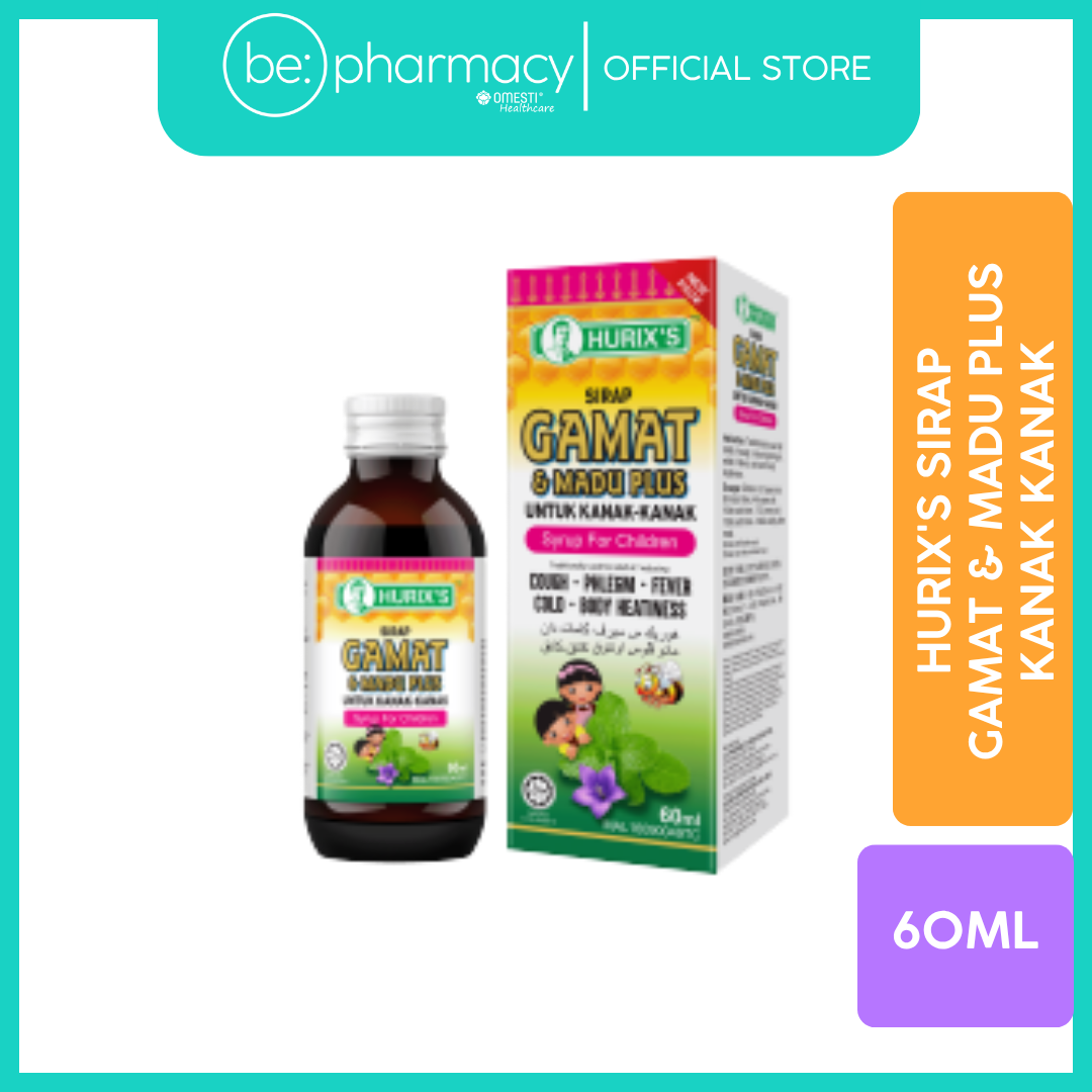 HURIX'S SIRAP GAMAT & MADU PLUS KANAK KANAK 60ML