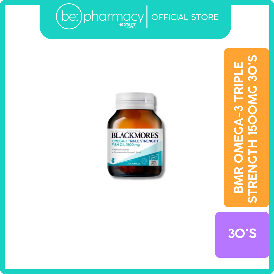 BMR OMEGA-3 TRIPLE STRENGTH 1500MG 30'S