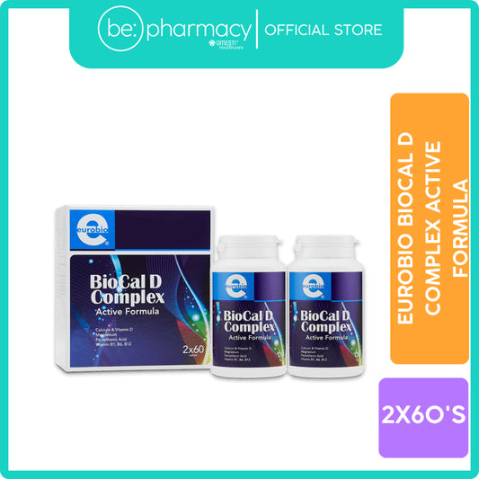 Eurobio BioCal D Complex Active Formula 2x60's