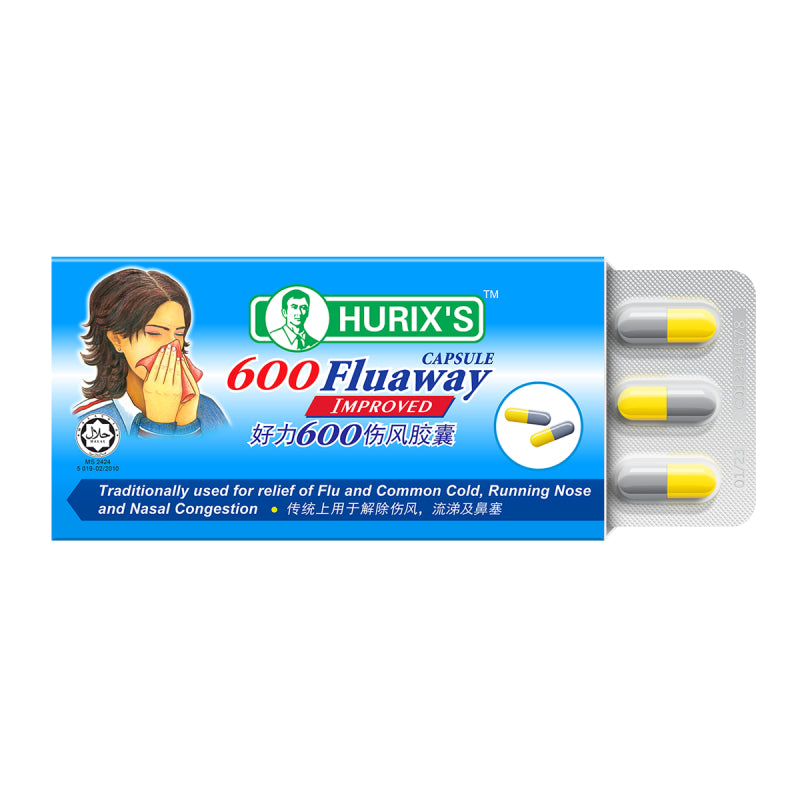 Hurix's 600 Fluaway Capsules 9's