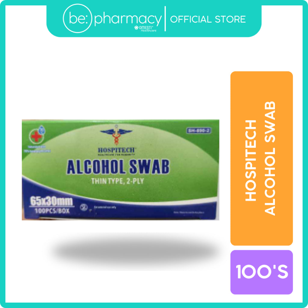 Hospitech Alcohol Swab 100's