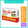 Zentel Tablets 2x2s Value Pack