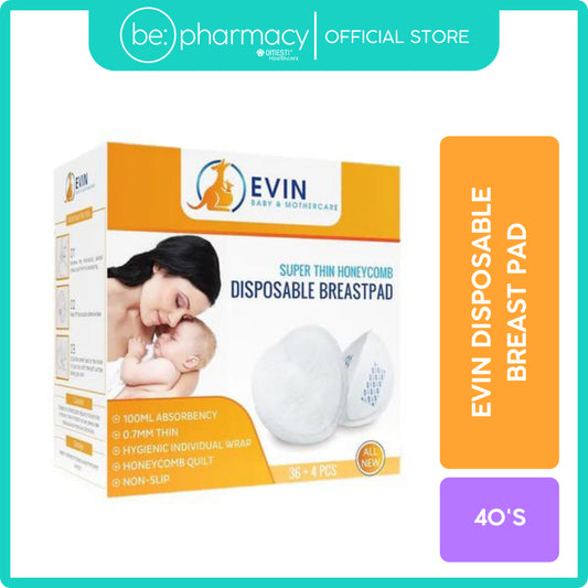 Evin Disposable Breast Pad 40's