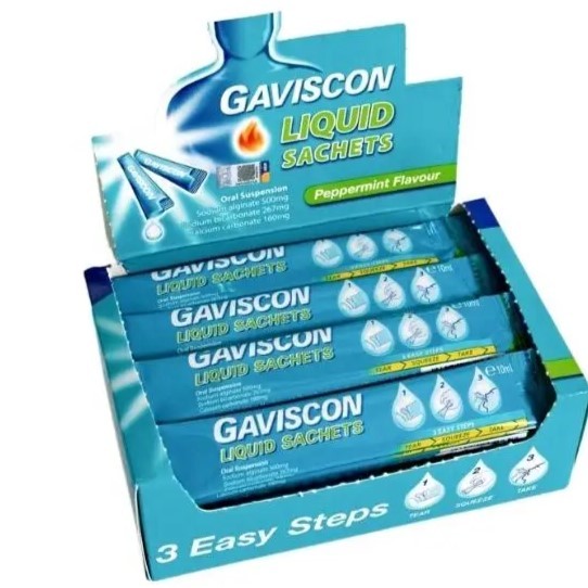 Gaviscon Peppermint Liquid Sachet (10ML x 24's)