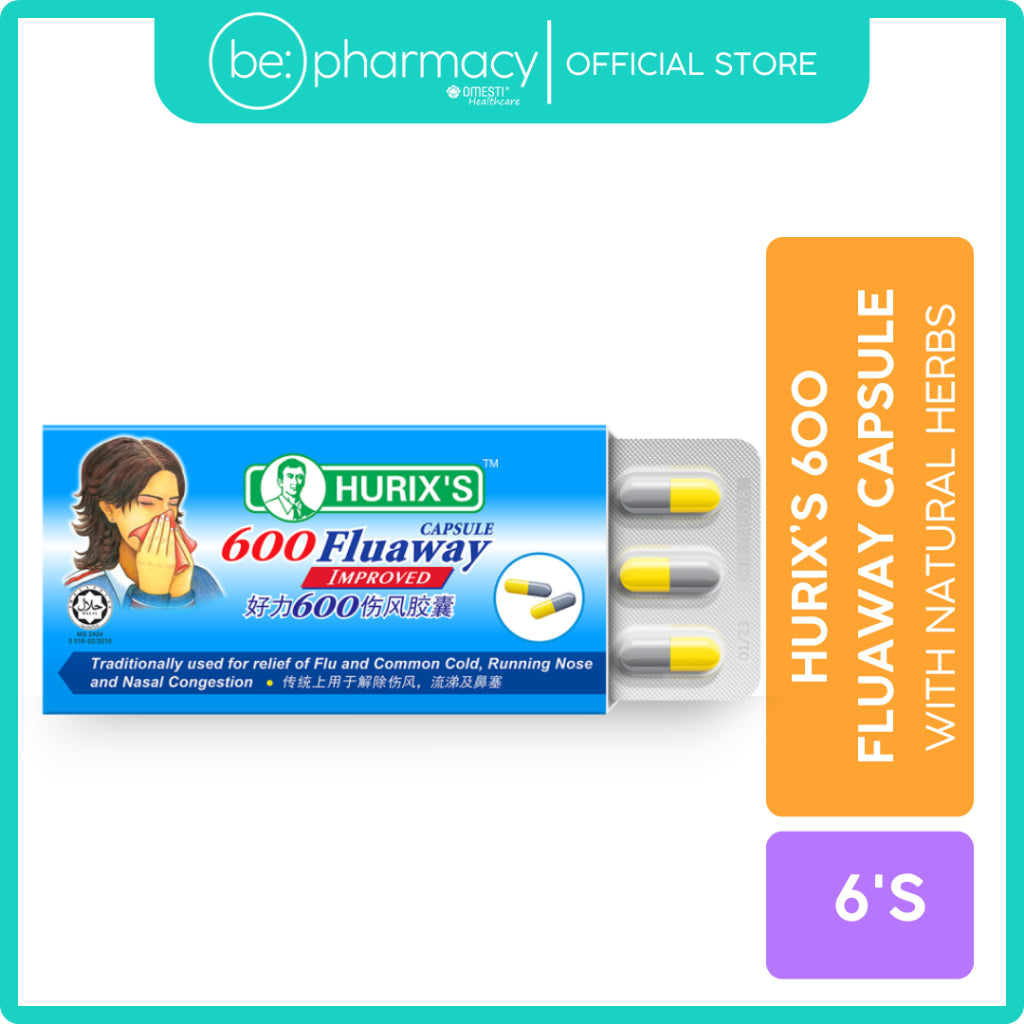 Hurix's 600 Fluaway Capsules 6's