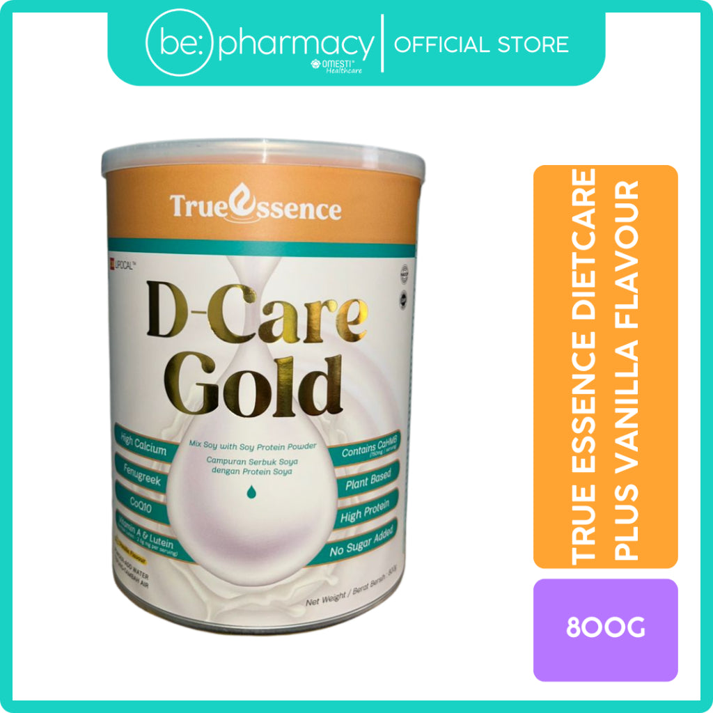 True Essence Dietcare Plus Vanilla Flavour 800g (D-Care Gold)