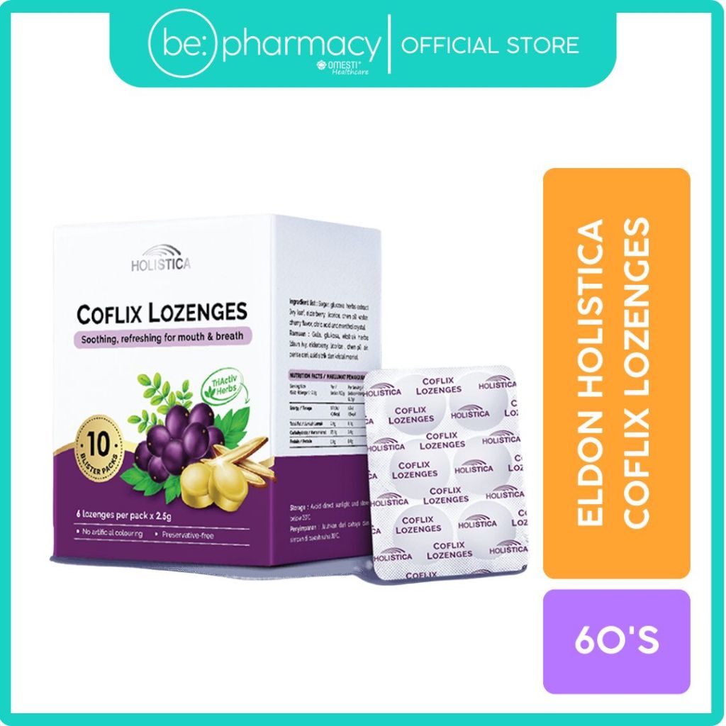 Eldon Holistica Coflix Lozenges 6x10's