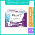 Blossom Overnight Ultra Thin Wing 10's