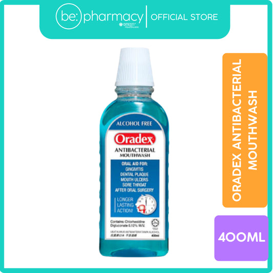 Oradex Antibacterial Mouthwash 400ML