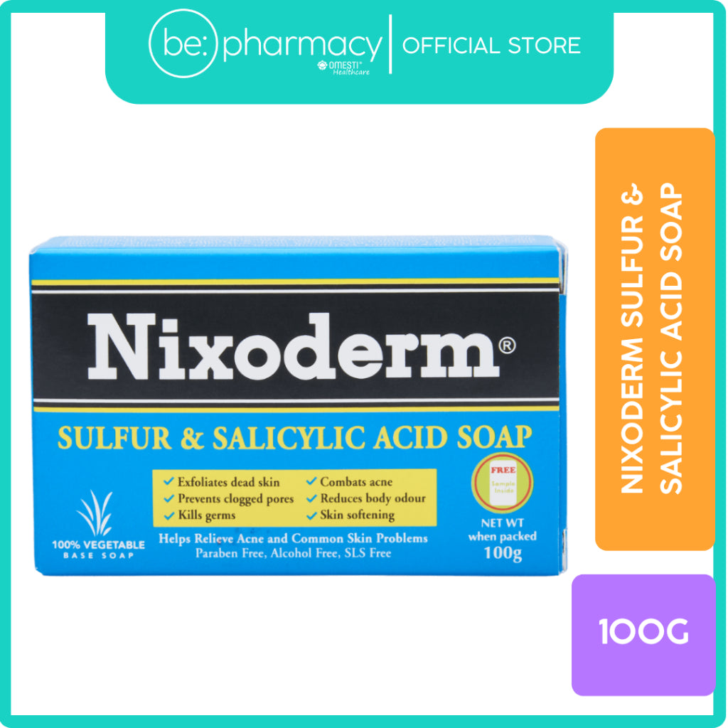 Nixoderm Sulfur & Salicylic Acid Soap 100G