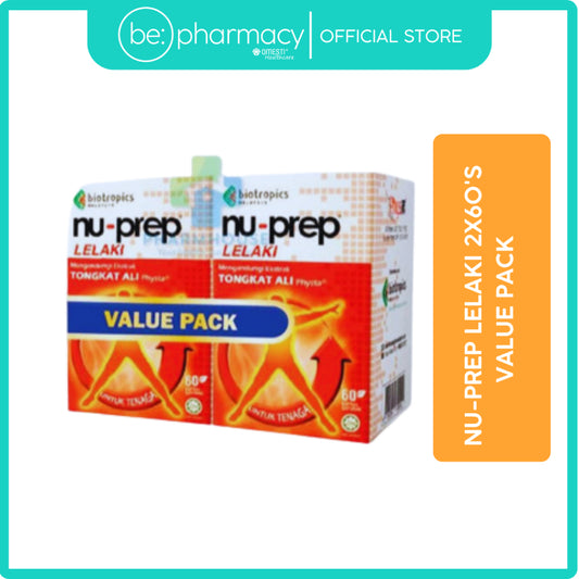 Nu-Prep Lelaki 2x60's
