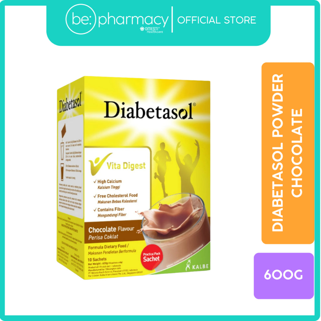 Diabetasol Chocolate Flavour Powder 600g
