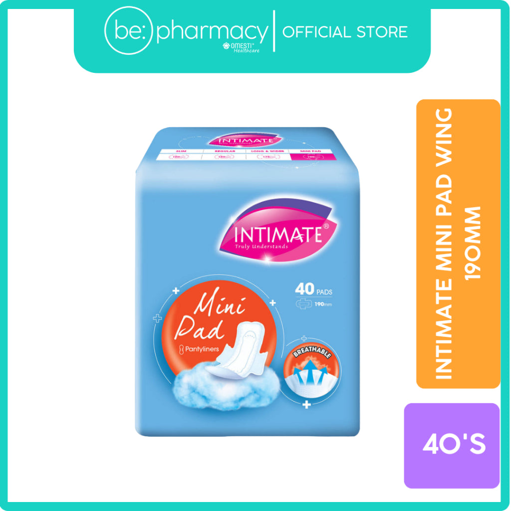 Intimate Mini Pad Wing 190mm 40's