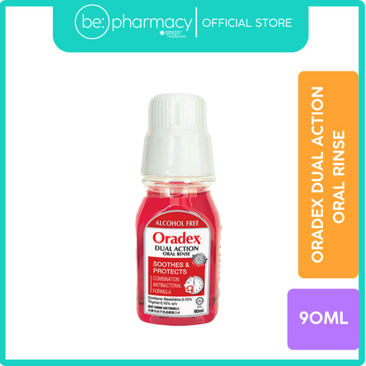 Oradex Dual Action Oral Rinse 90ML