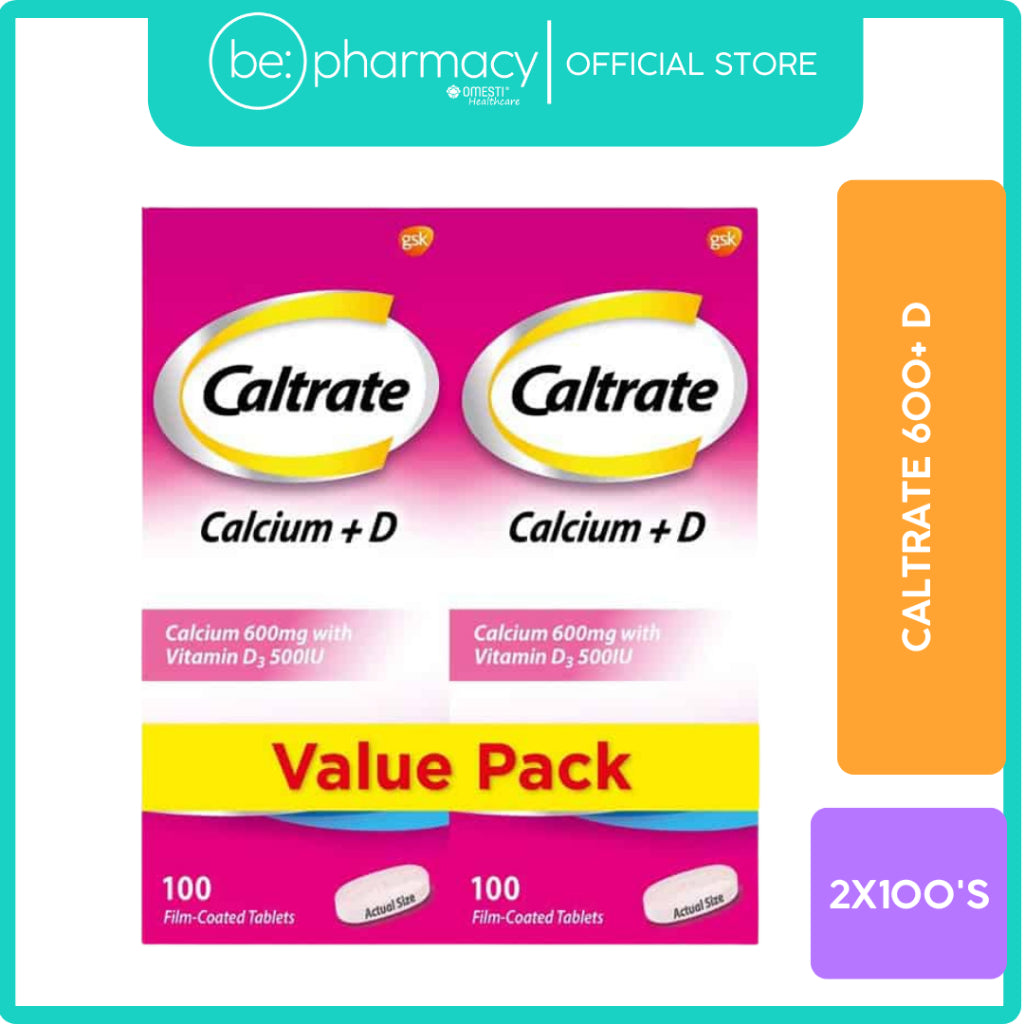 Caltrate 600+ D 2x100's