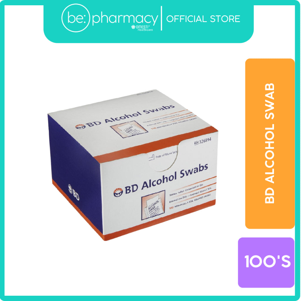BD Alcohol Swab 100's