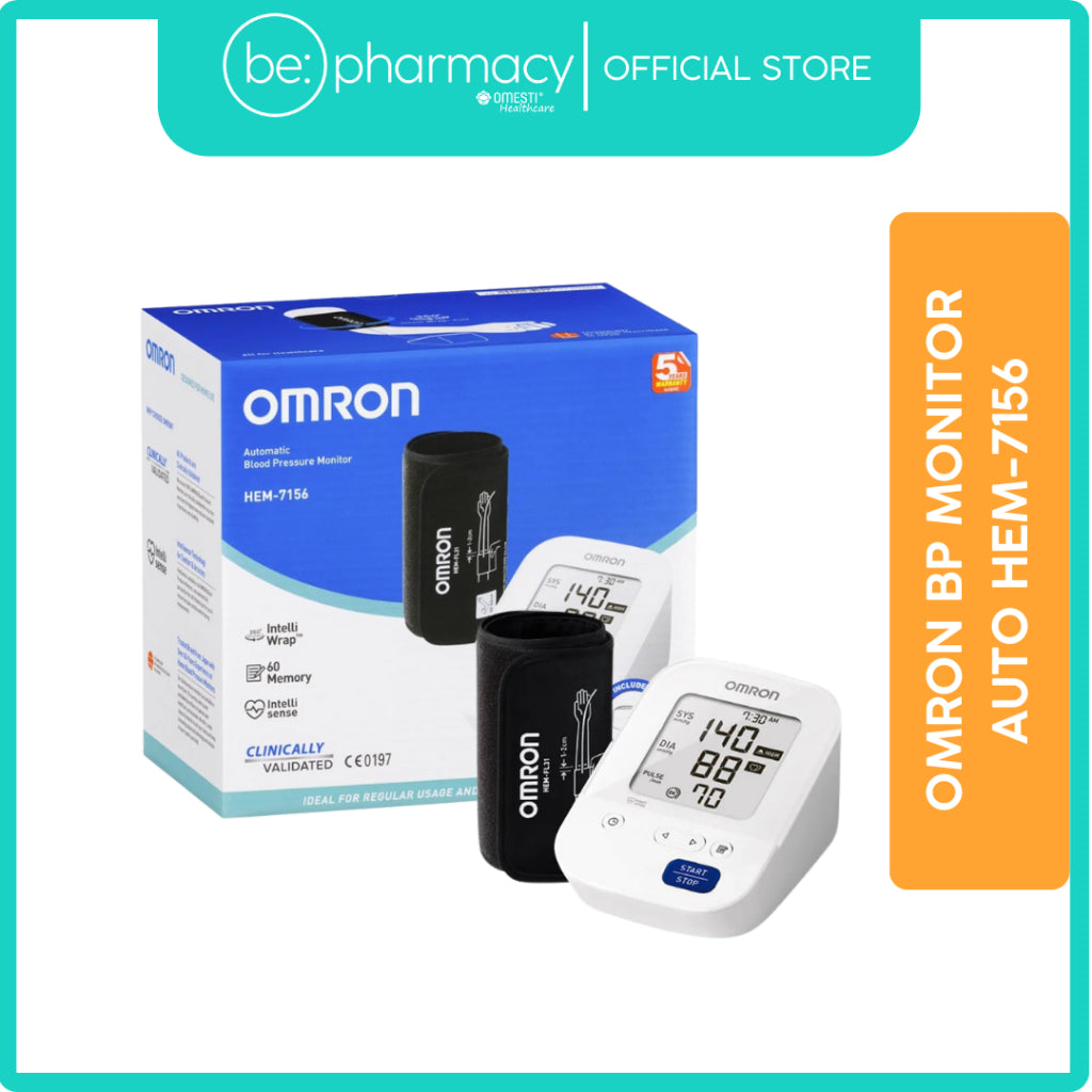 Omron Blood Pressure Monitor Auto HEM-7156