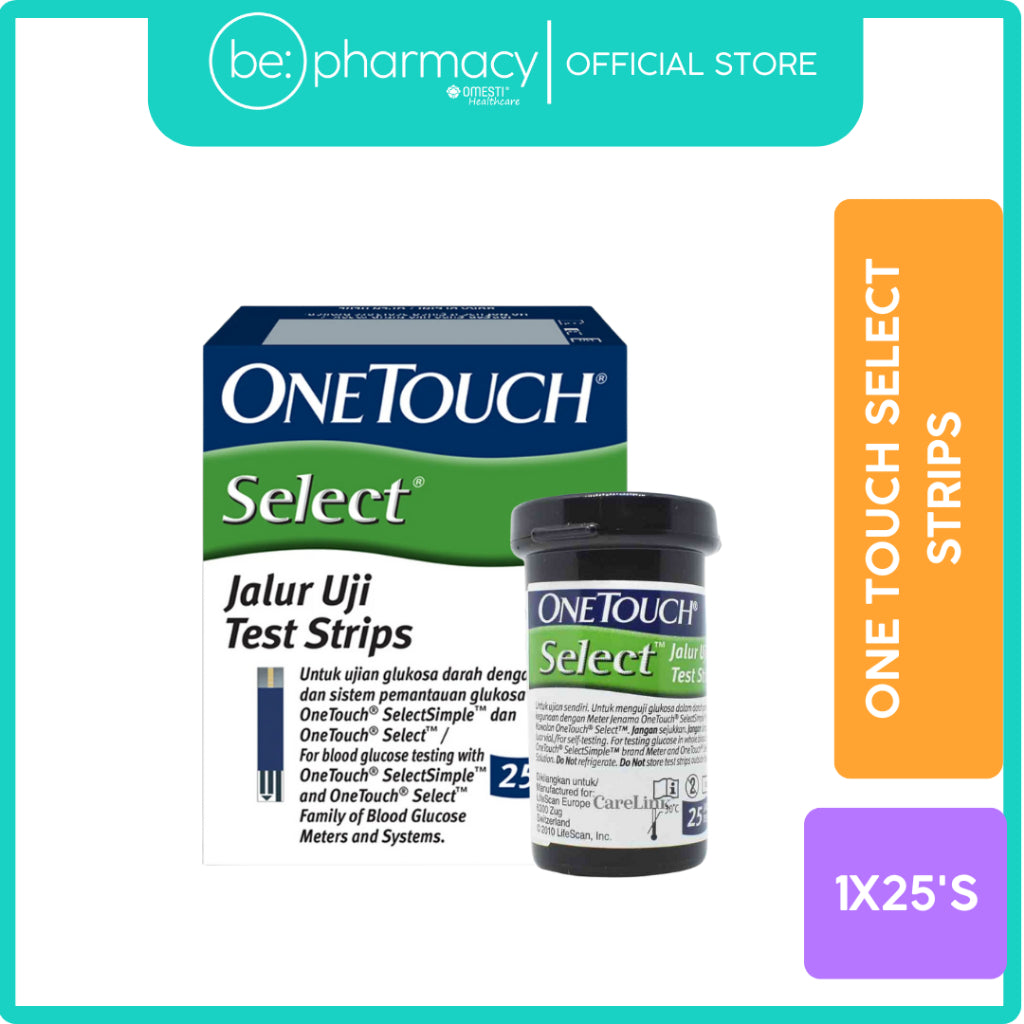 One Touch Select Strips 1x25's