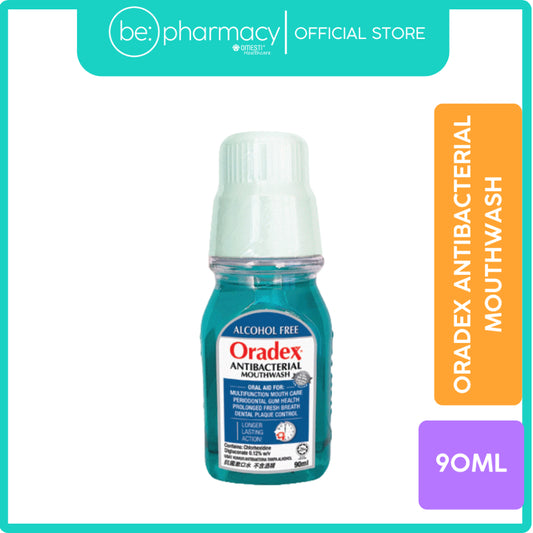 Oradex Antibacterial Mouthwash 90ml