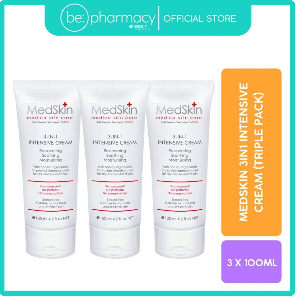 Medskin 3in1 Intensive Cream 3x100ML (Triple Pack)