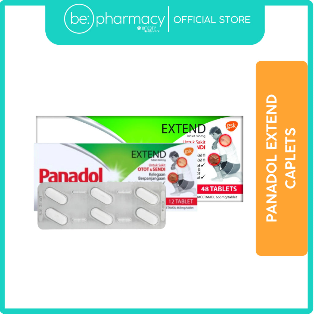 Panadol Extend Caplets 12's ( 1box 2 strip)