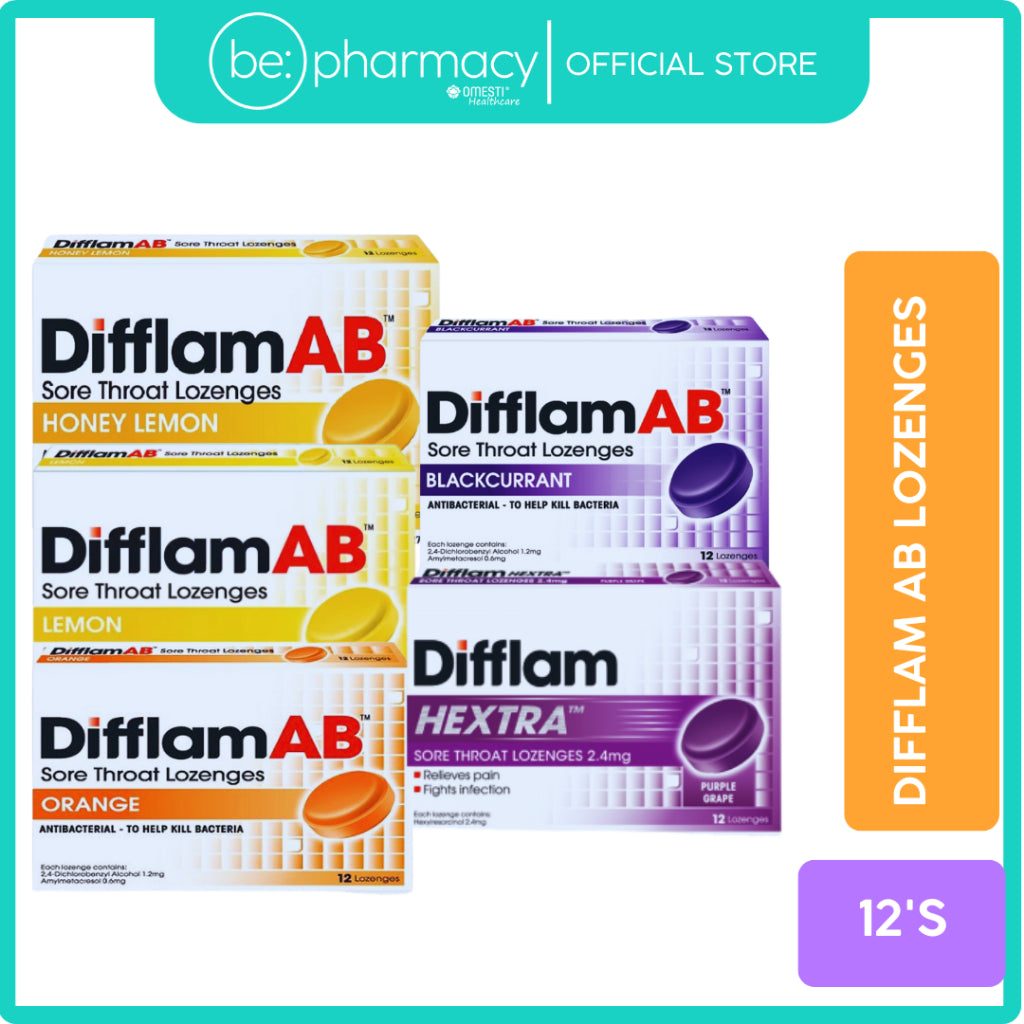 Difflam AB Lozenges Honey Lemon 12's