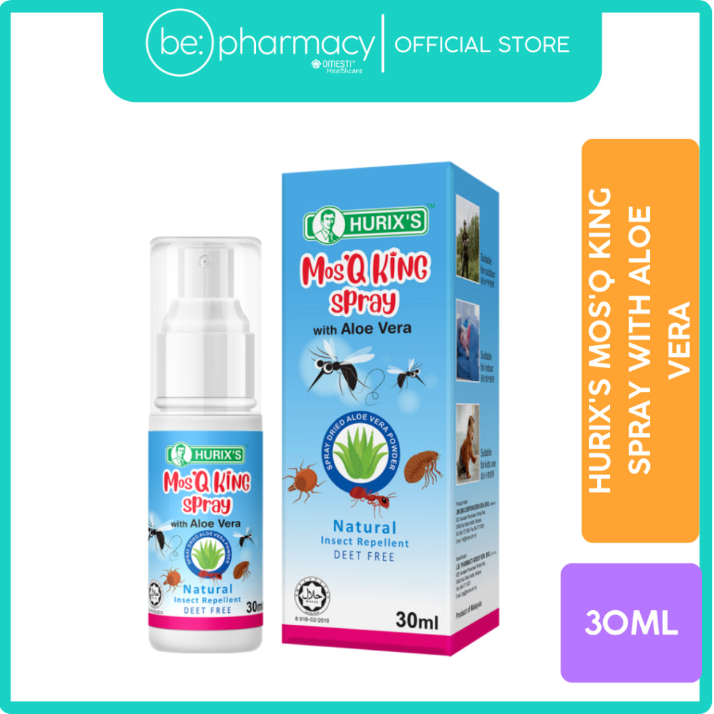 Hurix's Mos'Q King Spray With Aloe Vera 30ML