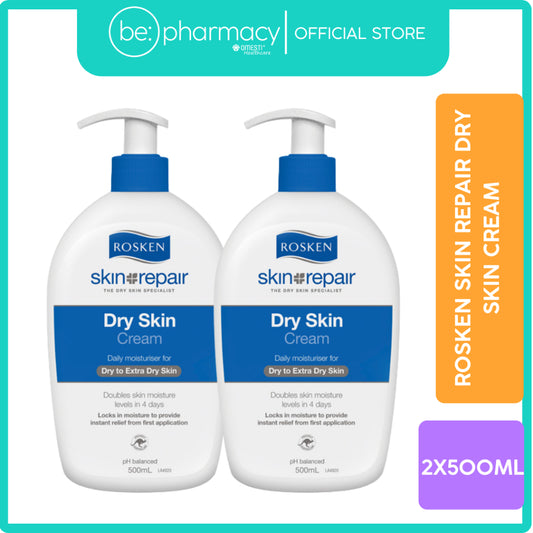 Rosken Skin Repair Dry Skin Cream 2x500 ML