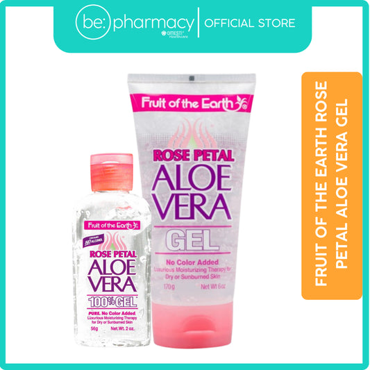 Fruit Of The Earth Rose Petal Aloe Vera Gel 56g (2o.z)