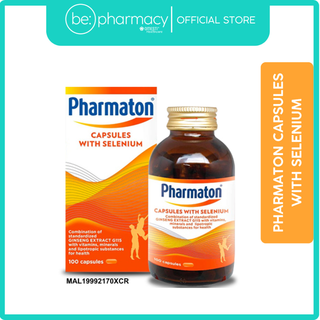 Pharmaton Capsules With Selenium 100'S