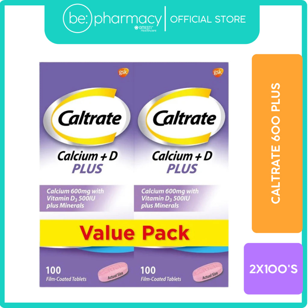 Caltrate 600 Plus 2x100's