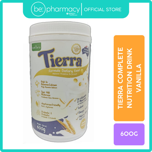 Tierra Complete Nutrition Drink 600g Vanilla