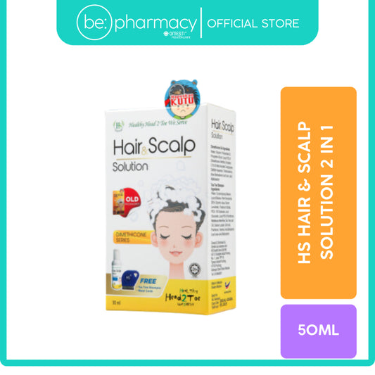HS Hair & Scalp Solution 2 in 1 50ML