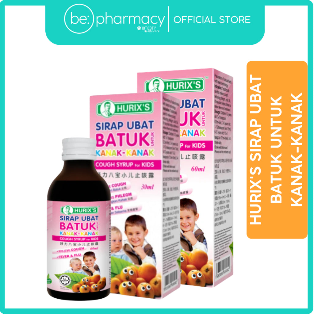 Hurix's Sirap Ubat Batuk Untuk Kanak-Kanak 60ML