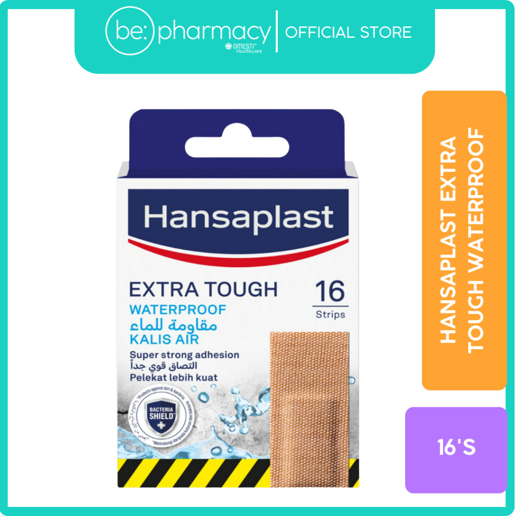 Hansaplast Extra Tough Waterproof 16's