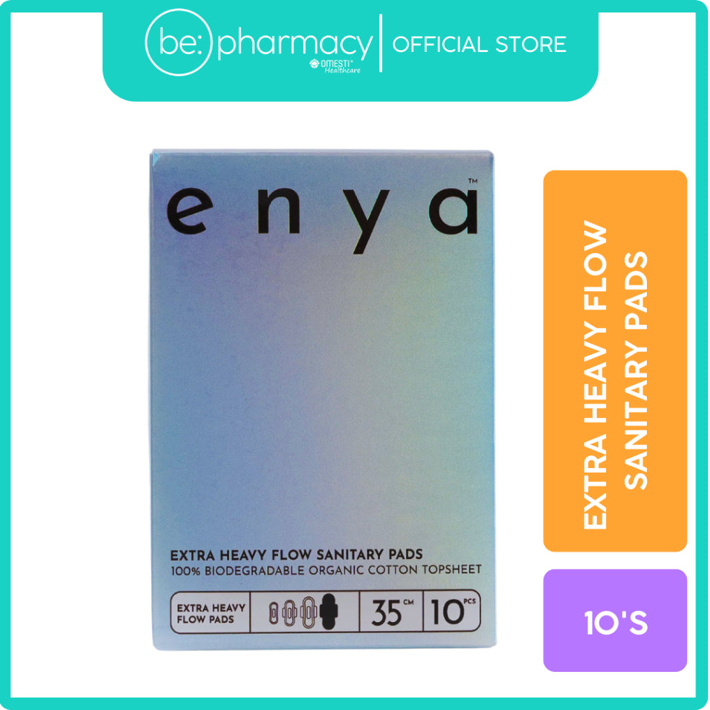 ENYA EXT HEAVY FLOW SANITARY PADS 10'S