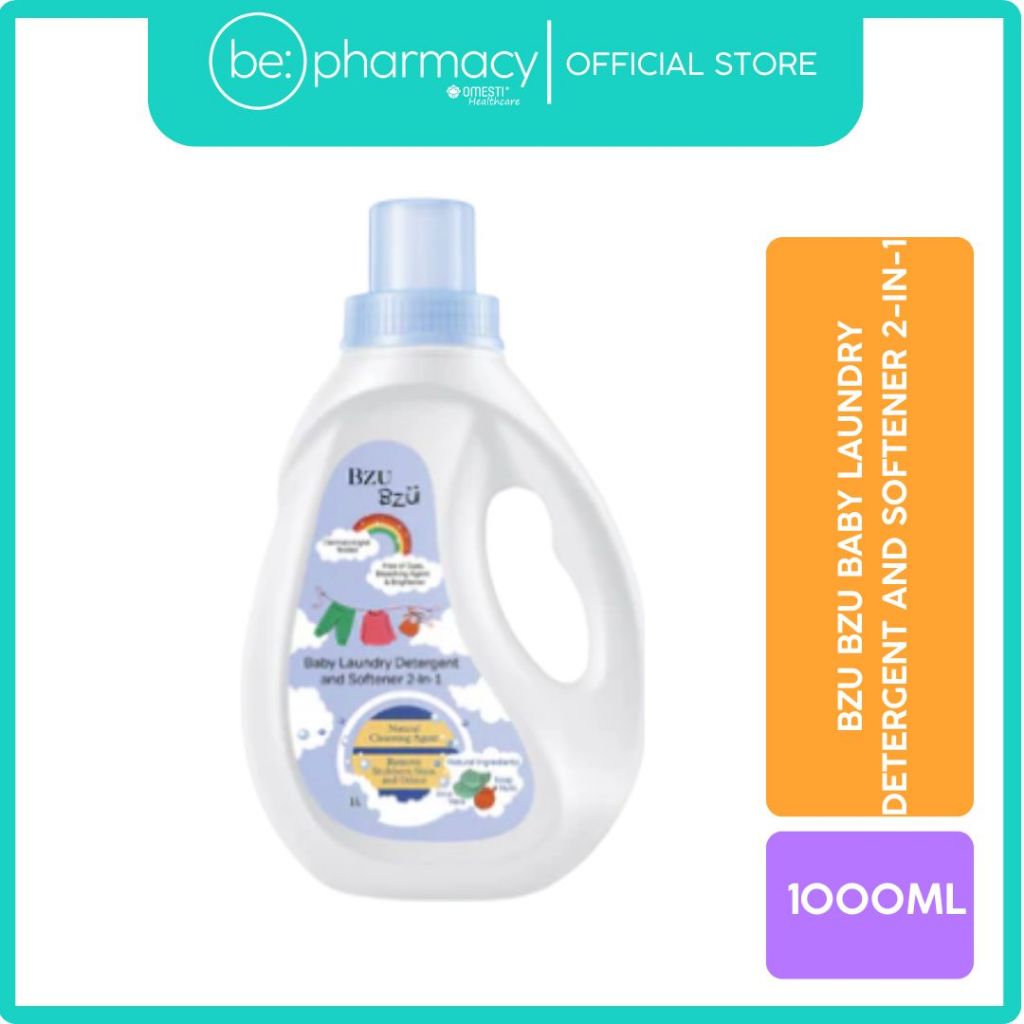 Bzu Bzu Baby Laundry Detergent Softtener 2-In-1 1000ML