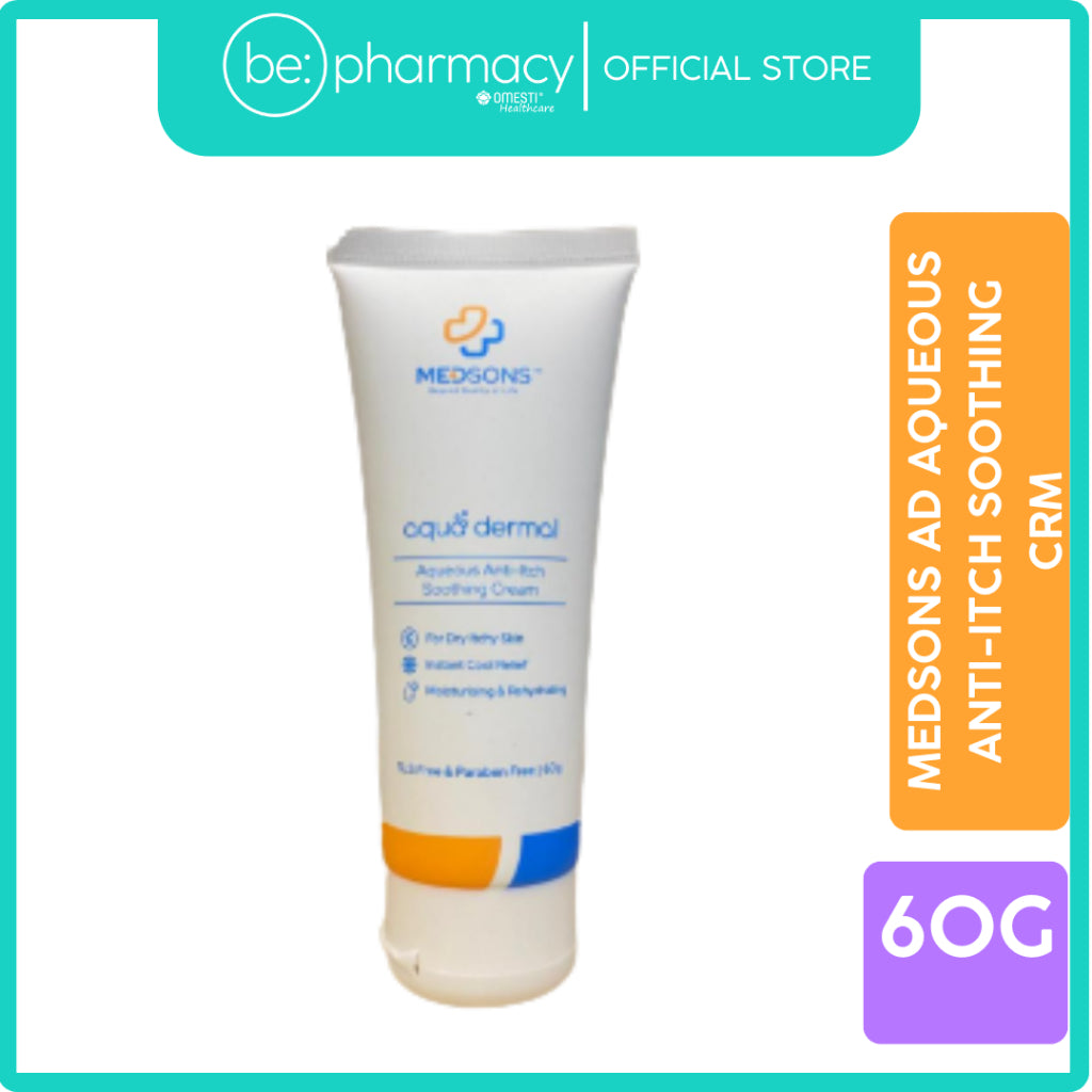 Medsons Ad Aqueous Anti-Itch Soothing Cream 60G