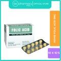 Hovid Folic Acid 5mg (10 x 10's)