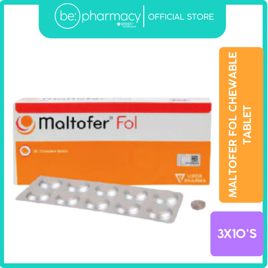 Maltofer Fol Chewable Tablet 3x10's