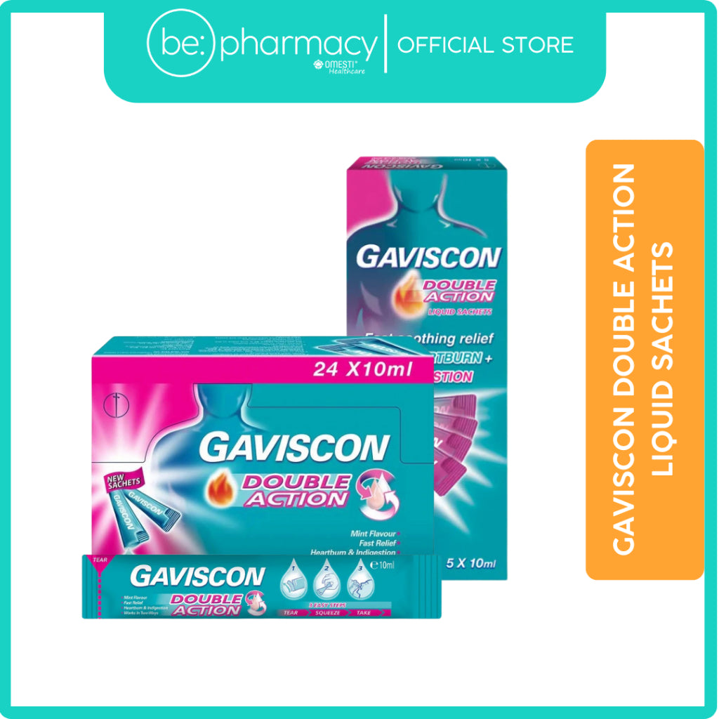 Gaviscon Double Action Liquid Sachets 10ML x 5's