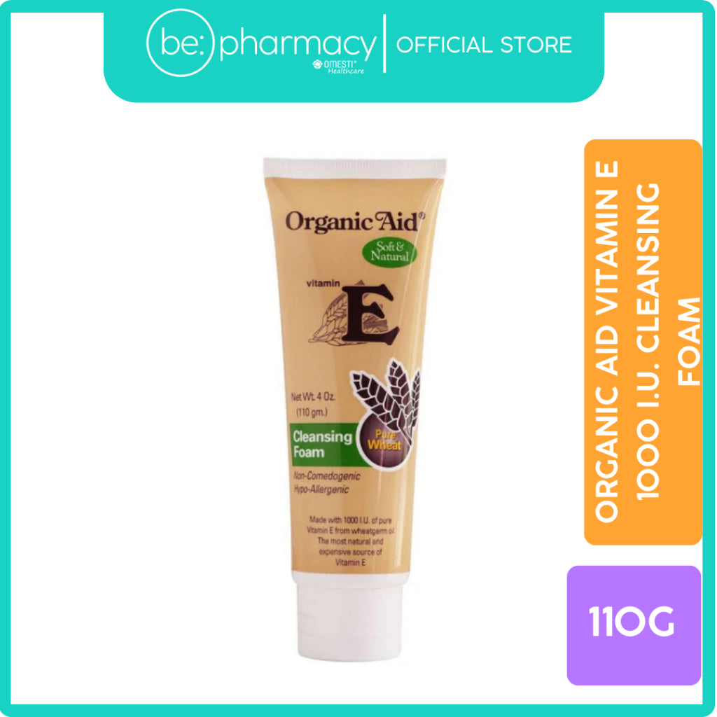 Organic Aid Vitamin E 1000 i.u. Cleansing Foam 110g