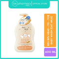 Bzu Bzu Head To Toe Baby Wash (Oat Milk) 600ML