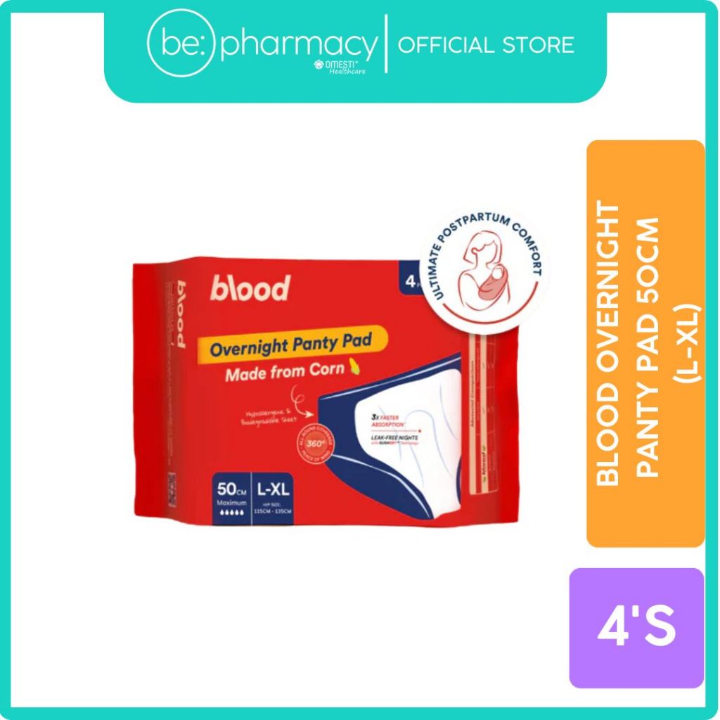 Blood Overnight Panty Pad 50cm