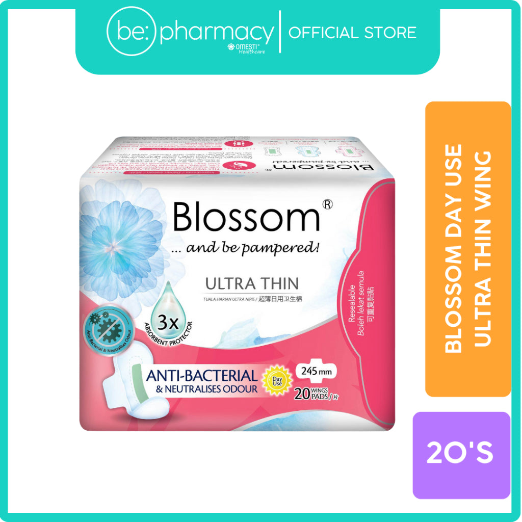 Blossom Day Use Ultra Thin Wing 20's
