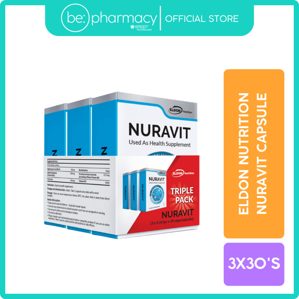 Eldon Nutrition Nuravit 3x30's