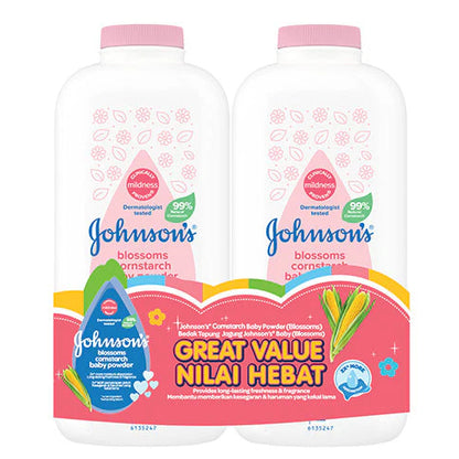 Johnson's Baby Blossom Cornstarch Powder (2x500G)